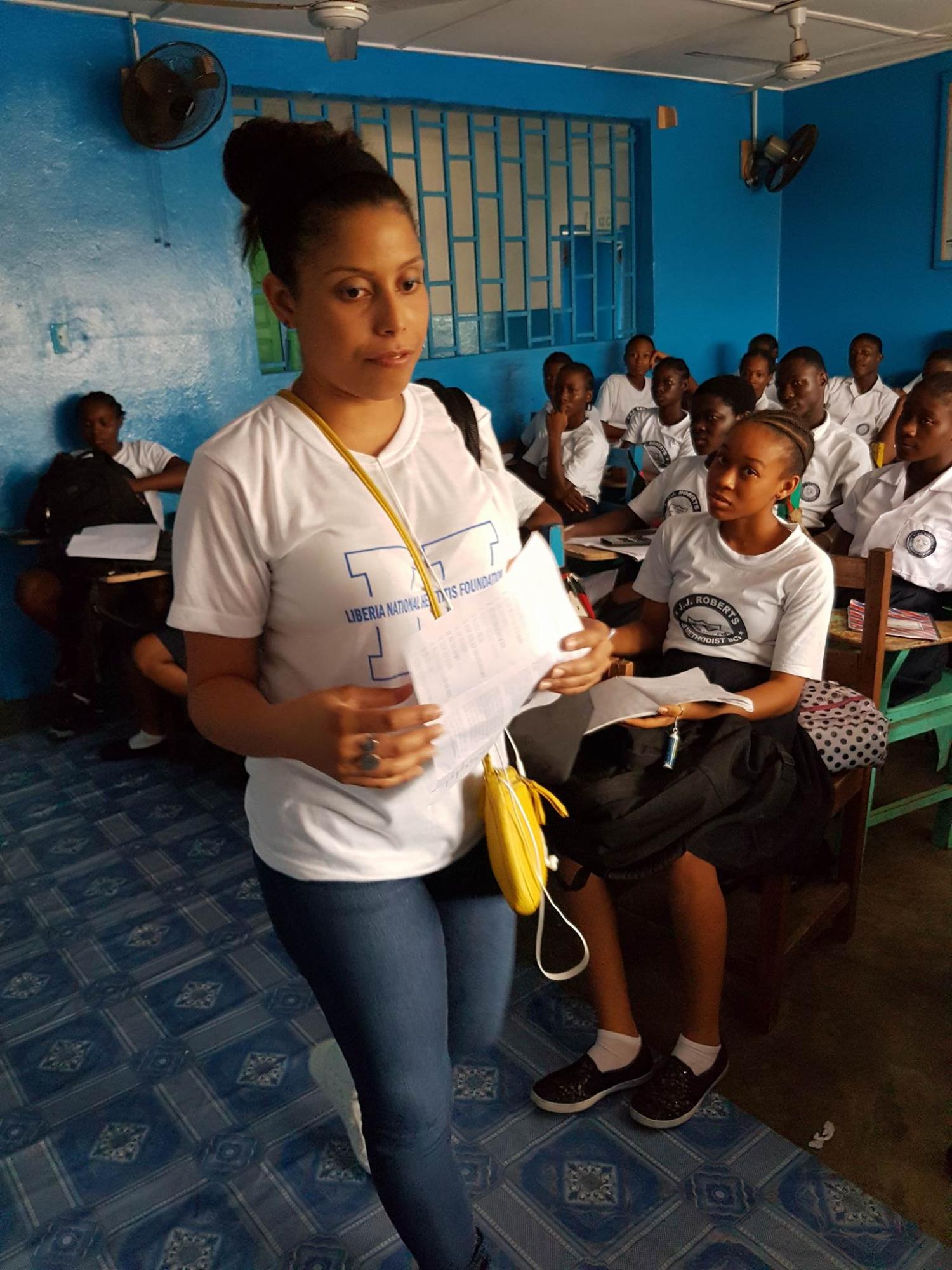 Lady In The Classroom 1